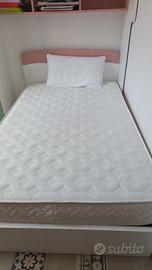 letto 1 piazza e mezzo  contenitore e materasso