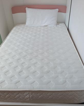 letto 1 piazza e mezzo  contenitore e materasso