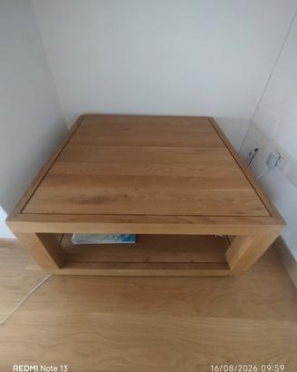 tavolino in rovere 
