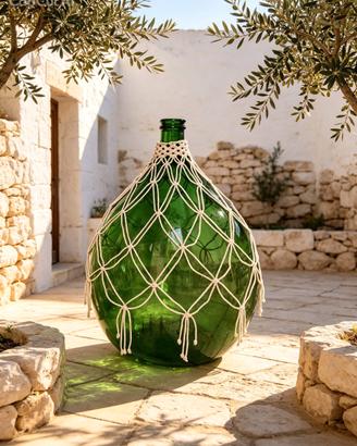 Copri Damigiana Macramè - Decorazione Boho Chic