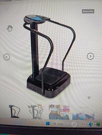 Pedana vibrante con supporto e scorrimano