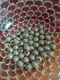 perline color argento ideale per fai da te 