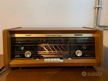 Philips Bi-Ampli B6X23A/89 radio a valvole vintage