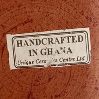 Vaso terracotta Ghana fatto a mano