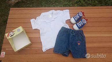 Lotto Superman con scarpe nuove