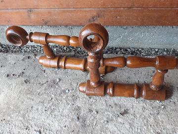 supporto tenda in legno