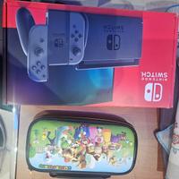 switch + porta console Mario bros