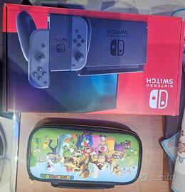 switch + porta console Mario bros