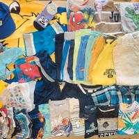 lotto vestiti bambino 2/3 anni estivo