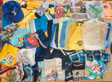 lotto vestiti bambino 2/3 anni estivo