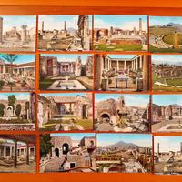 Lotto 40 cartoline Pompei, Ercolano,Amalfi Vesuvio