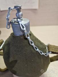 Borraccia e gavetta militari in alluminio