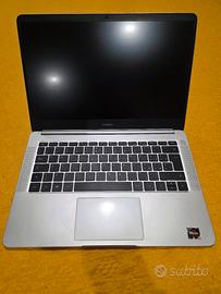 Notebook portatile Huawei D14, in alluminio