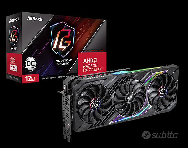 ASRock Radeon RX 7700 XT Phantom Gaming 12GB OC - Informatica In ...