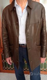 GIACCA SAHARIANA  in vera pelle - Uomo TG. L/50 
