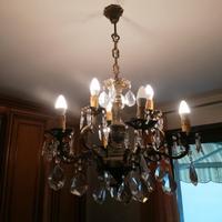 lampadario + 2 abasciur