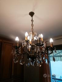 lampadario + 2 abasciur