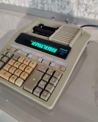 Calcolatrice da tavolo vintage Olivetti Logos 352