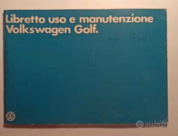 Libretto di uso e manutenzione Volkswagen 1981