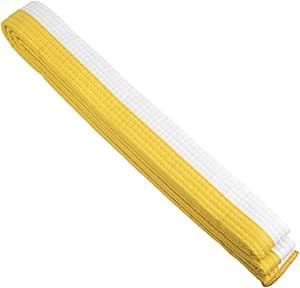 Cintura judo karate arti marziali bianco giallo