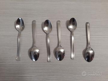 Cucchiaini da dessert, frutta o cappuccino, 6 pz.