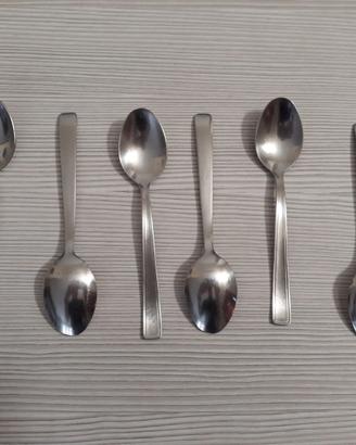 Cucchiaini da dessert, frutta o cappuccino, 6 pz.