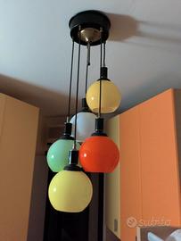 Lampadario vintage cascata