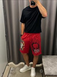 Bermuda Ed Hardy Vintage Y2K Rossi Tatoo print -L