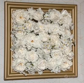 Quadro rose Bianche