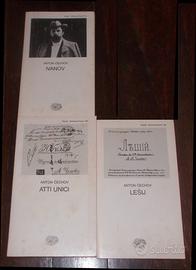 LOTTO 3 LIBRI ANTON CECHOV EINAUDI TEATRO - RARI
