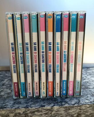 10 CD  50 Anni di Canzoni Italiane , Collezione