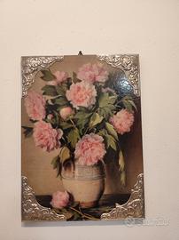 Quadro Peonie Rosa di Franco Betti – riproduzione 