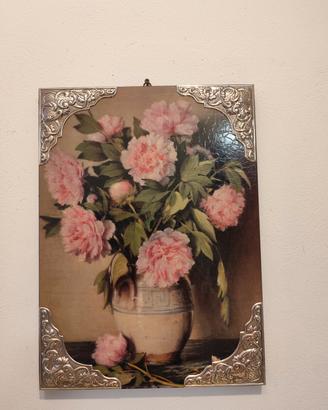 Quadro Peonie Rosa di Franco Betti – riproduzione 