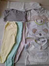 Abbigliamento primavera-estate x neonati 1-3 mesi