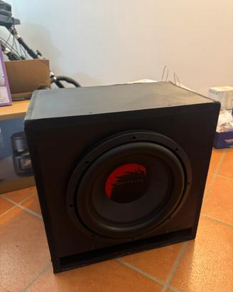 Subwoofer + amplificatore per auto