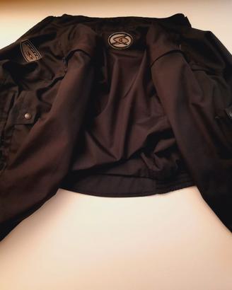 Giacca da moto della SPIKE nera taglia M