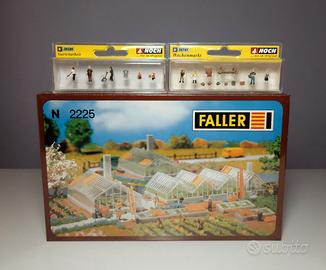 Scala N 1:160 - Vivaio con serre e figure