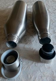 "n* 2 Borracce termiche in acciaio"