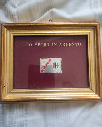 piccolo quadro targhetta del Milan