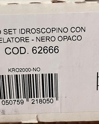 SET IDROSCOPINO CON MISCELATORE- nero opaco
