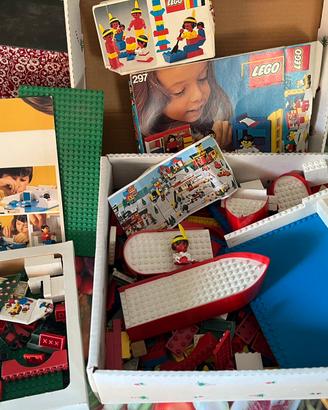 Scatola mista di LEGO anni 70/80.