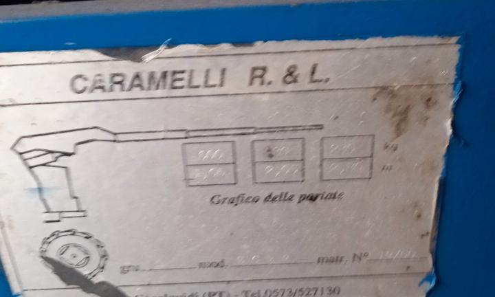 Gruetta idraulica per. Trattori caramelli