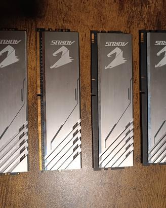 RAM GIGABYT AORUS 16Gb (2x8) + kit rgb
