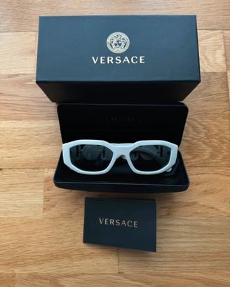 Occhiali da sole Versace bianchi