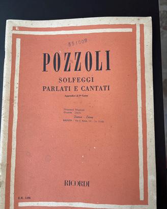 Pozzoli solfeggi parlati e cantati appendice al 3