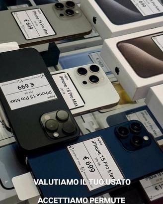 IPHONE 15 PRO MAX 256 GB mix colori