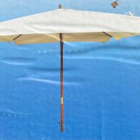 Ombrellone quadrato in legno di ginepro NUOVO