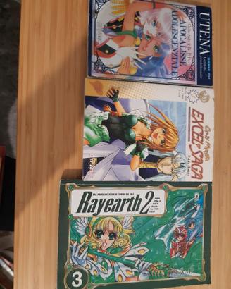 Manga Excel Saga, Rayearth 2 e Utena