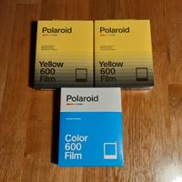 Pellicole Polaroid 600 2x Black/Yellow + Color