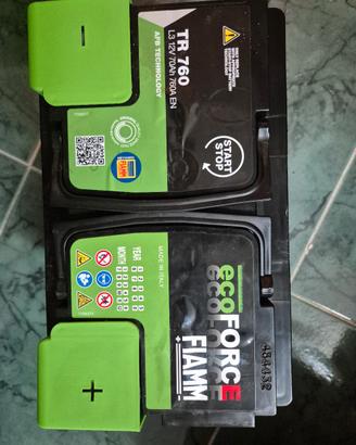 TR760 BATTERIA FIAMM AFB 70AH 760A - Start&Stop